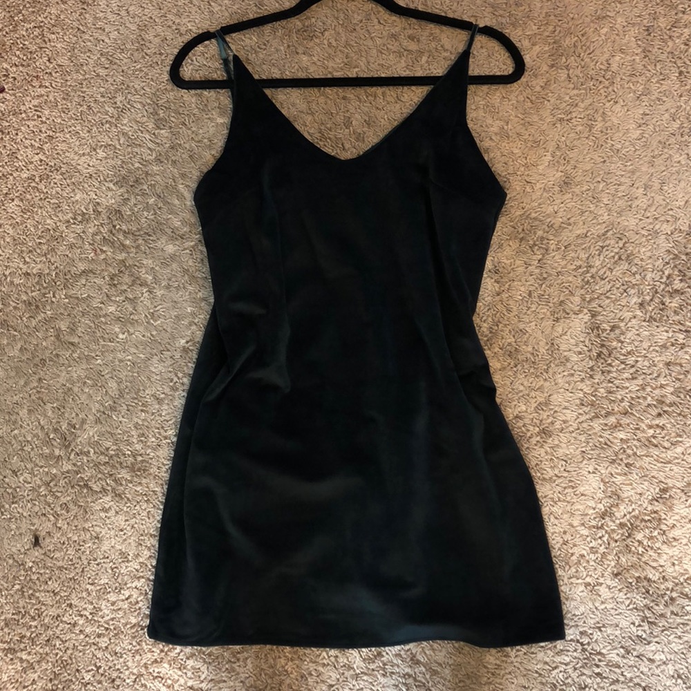 NWT Emerald Green Suede Dress